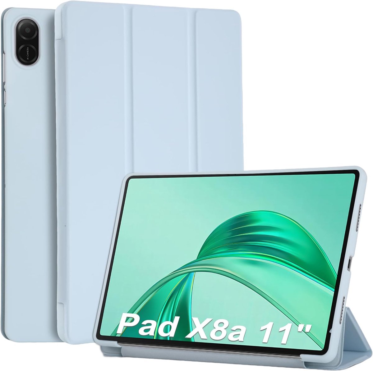 Leren hoes voor Honor Pad X8a 11 inch - zacht leer - met standaardfunctie - optimale bescherming - ShopVlot