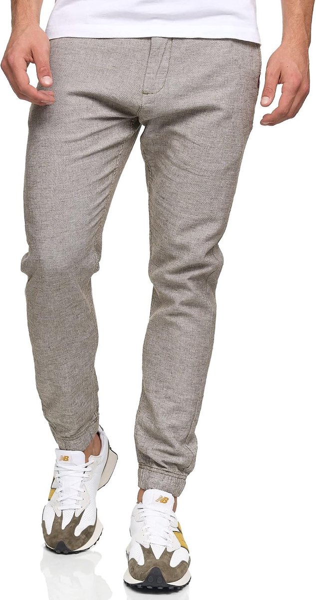 Indicode Men's Blnda Pants - Linen & Cotton Fabric Pants - ShopVlot
