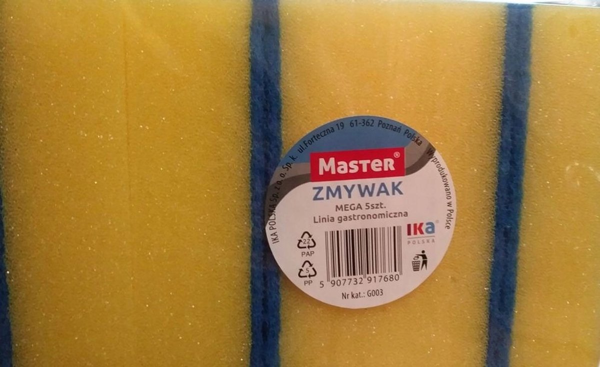 Grote Keukenspons 5 Stuks - Professioneel en Absorberend
