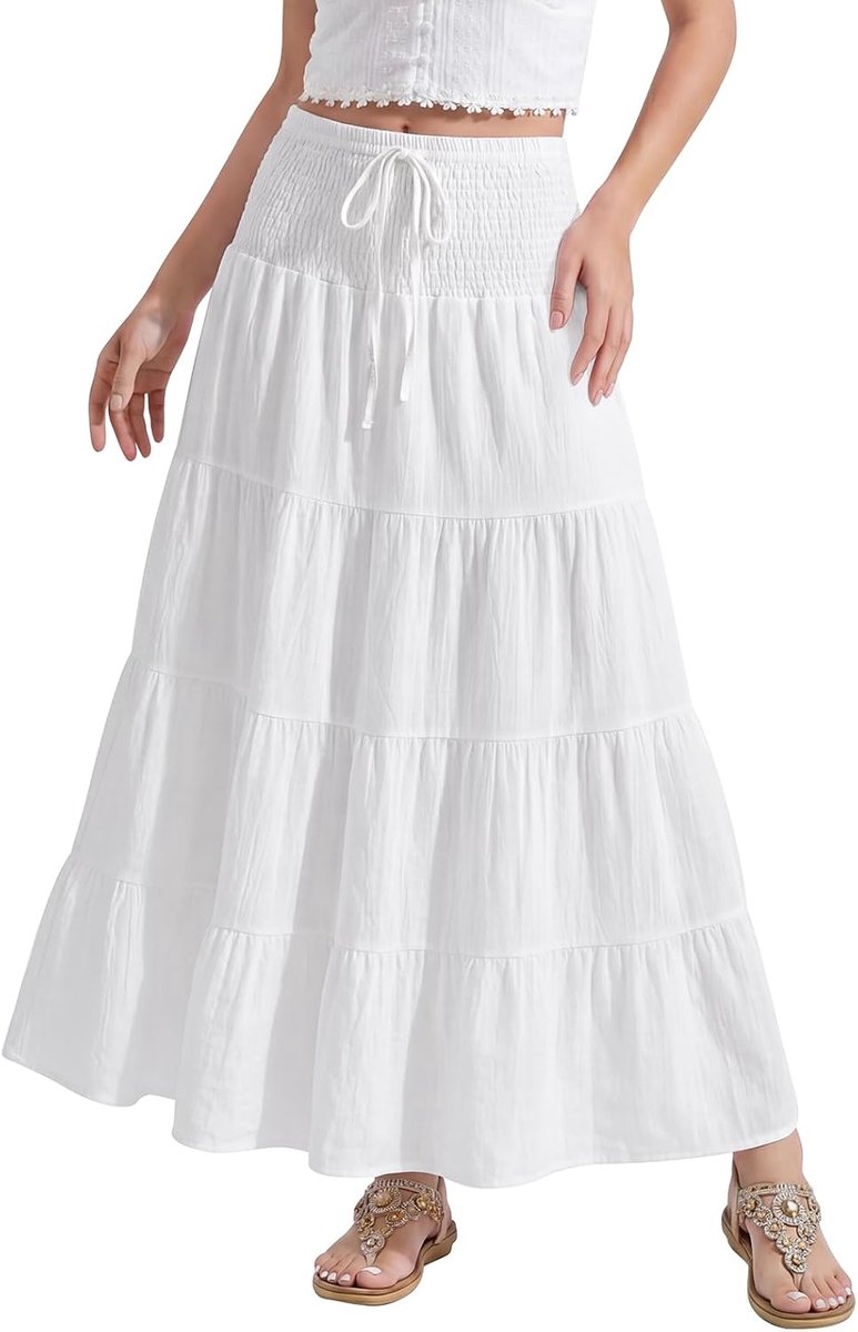 2-in-1 Damesrok Zomer Hoge Taille Elastisch Damesrok - ShopVlot