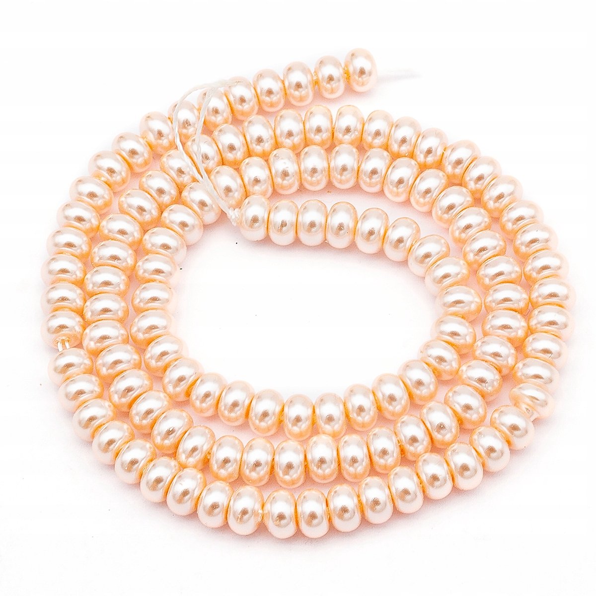 Glazen Kralen Rondel Oranje 5x3mm - 120 Stuks