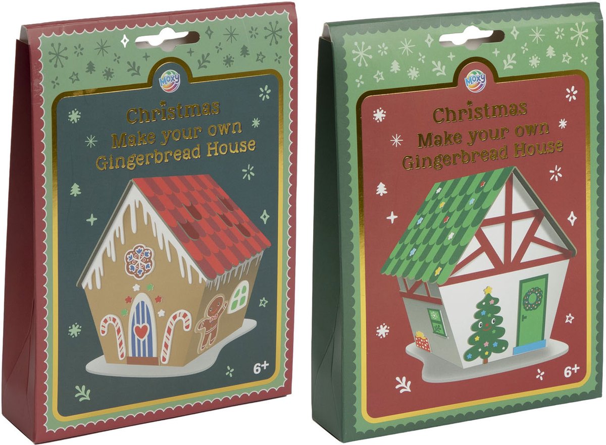 Maak je Eigen Foam Gemberhuis Kerstmis met Stickers