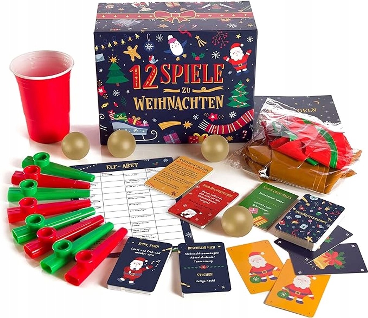 Kerst Spelletjes Collectie: 12 Leuke Feestspellen voor Iedereen