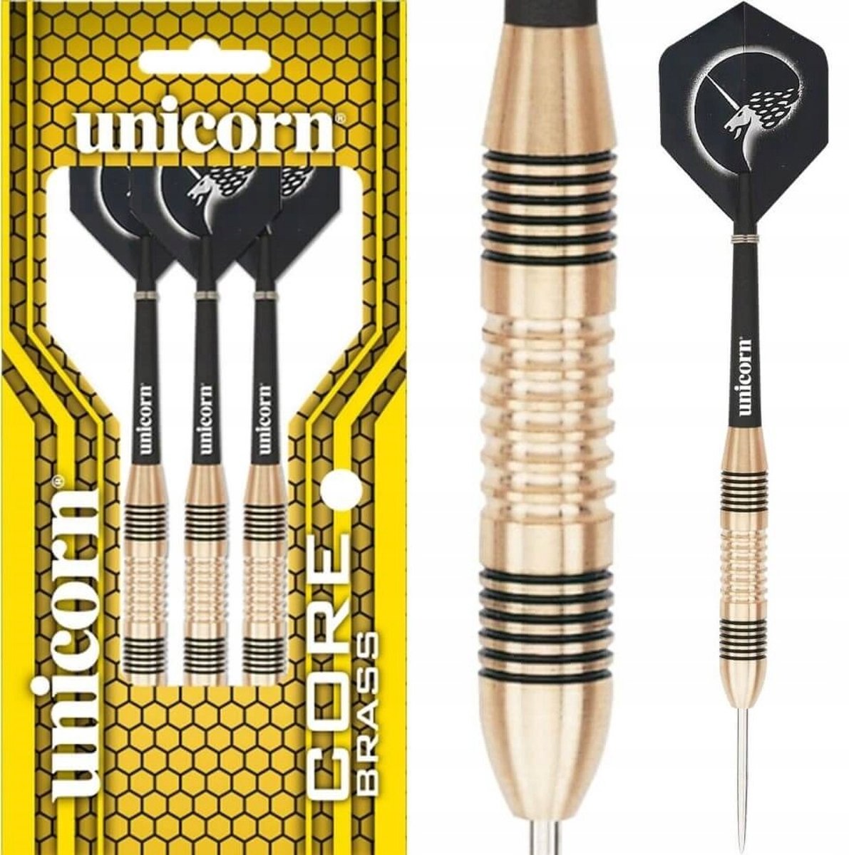 Unicorn Brass - Core - Dartpijlen