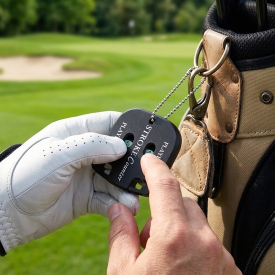 Golf Score Teller Zwart – Slagenteller voor 2 Spelers – Draagbare Golf Score Indicator – 2 Cijferige Golf Score Teller – Golf Trainingsmateriaal – Set van 2 Stuks van GOLF — afbeelding 4