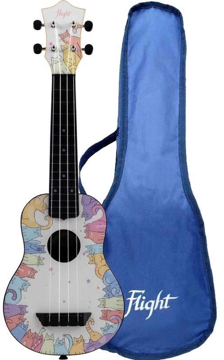 Flight Travel Series TUS40 Kitty sopraan ukelele met gigbag