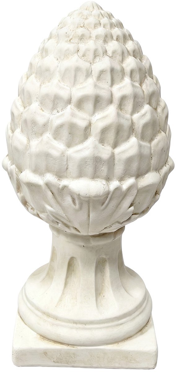 Clayre & Eef Decoratie Beeld Wit Terracotta