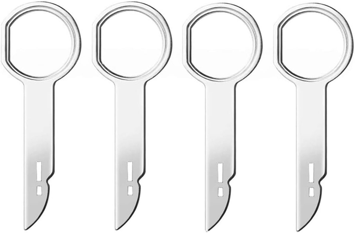 4pcs Car Radio Disassembly Tool Radio Release Tool for Audio Disassembly of Various Cars - ShopVlot