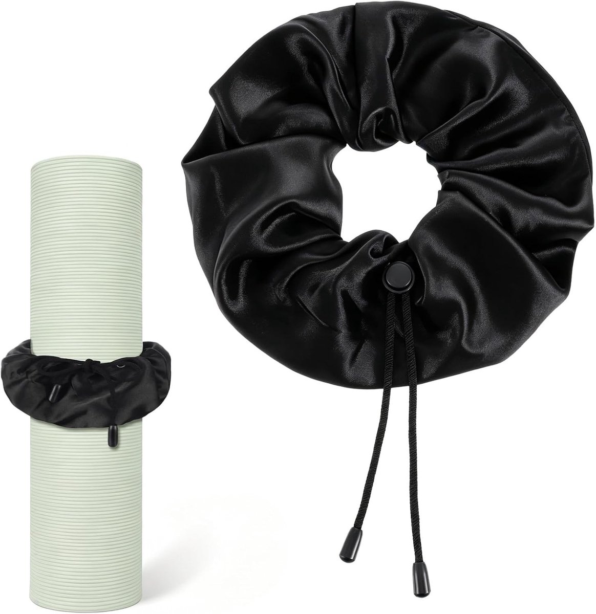 Fitnesmat - Zwart - 32 cm - Verstelbare Draagriem - Voor Yoga en Pilates