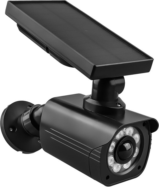 Dummy camera op zonne energie - knipperende LED - bewegingssensor - LED-verlichting SOL1800S/B — afbeelding 2