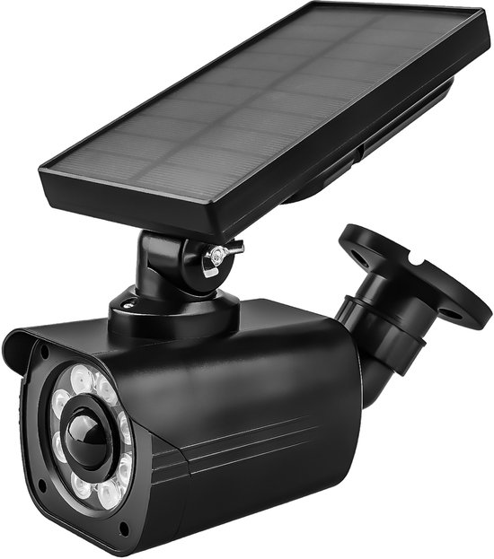 Dummy camera op zonne energie - knipperende LED - bewegingssensor - LED-verlichting SOL1800S/B — afbeelding 3