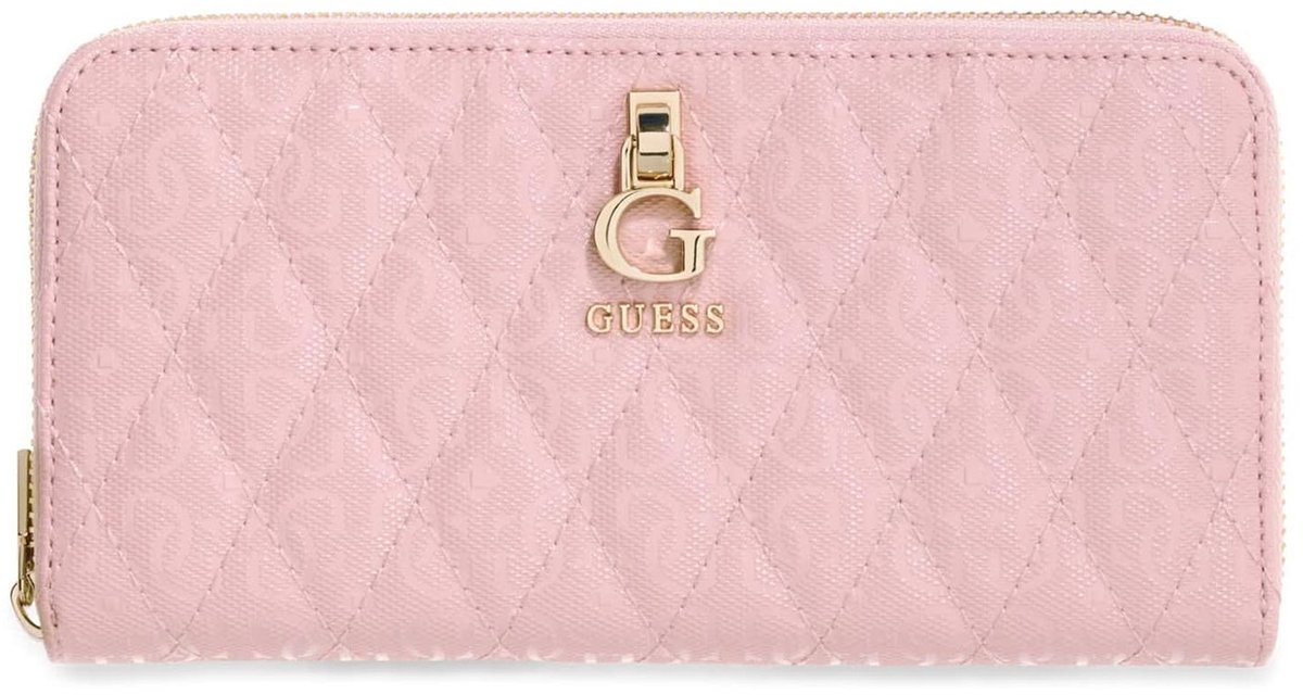 GUESS portemonnee Tamara SLG Zip Around Wallet Light Pink roze