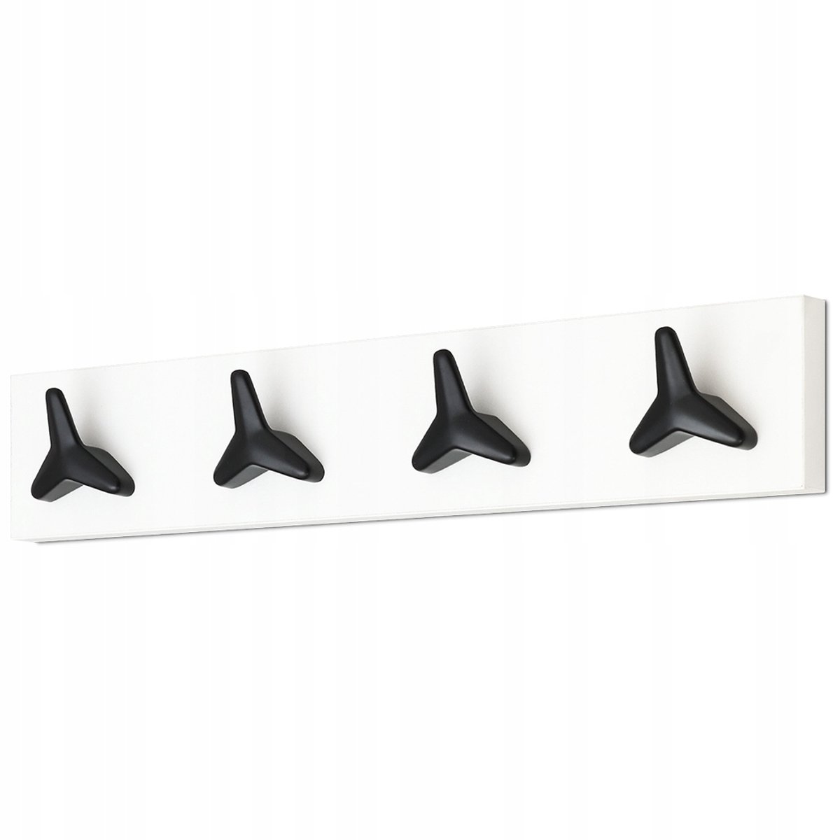 Moderne Wandkapstok met 4 Haken - Voorhal & Meer