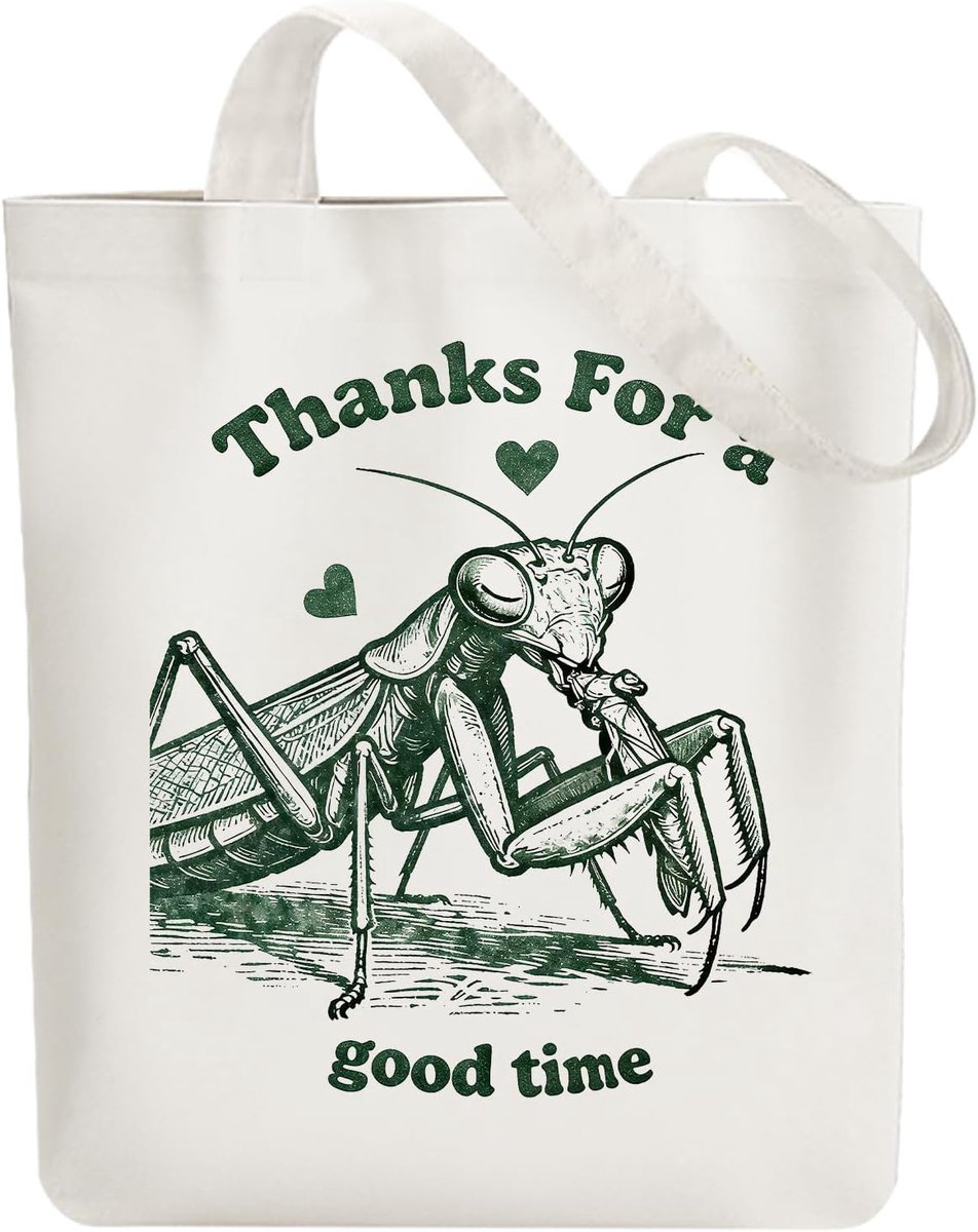 ANATTASOUL Tote Bag for Women, Printed Canvas Bag, Reusable, Cotton, Cute Animals, Shopping Bags, 38 x 40 cm Wide - ShopVlot