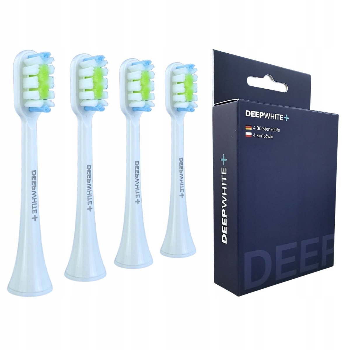 4x Deepwhite Opzetborstels Vervanging voor Hoffen SN903