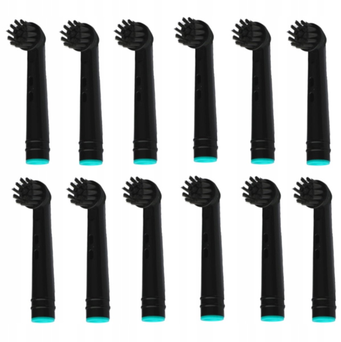 Zwarte Opzetborstels Oral Cross Action - 12 Stuks