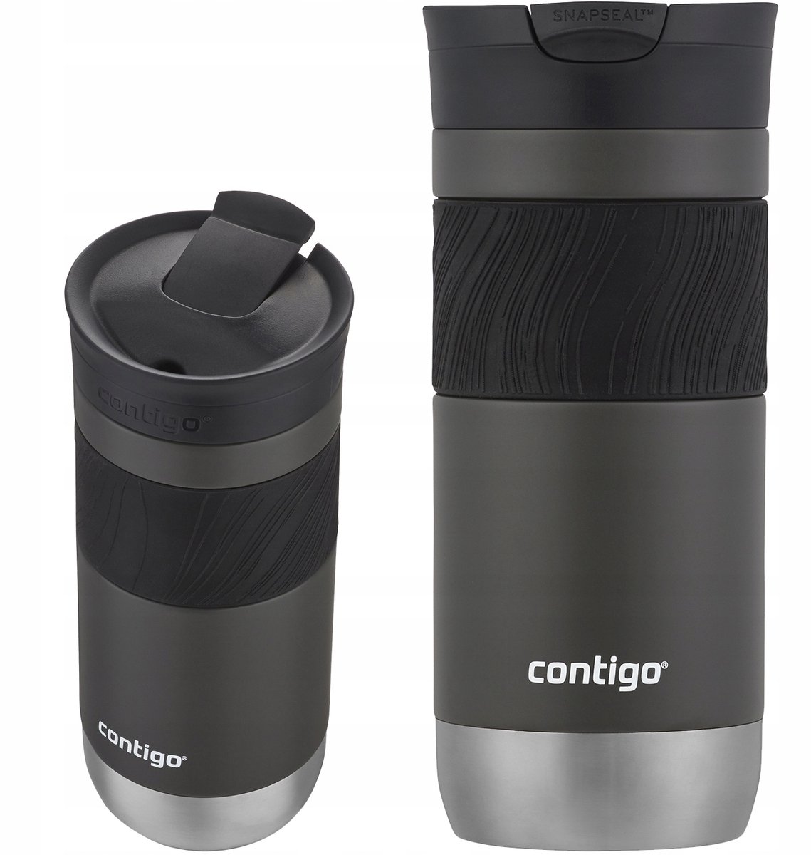 Contigo byron snapseal thermosbeker - sake, roestvrijstalen isoleerbeker, koffiebeker-to-go, lekvrij, houdt tot 7 uur warm, vaatwasserbestendig bpa-vrij deksel, 470 ml