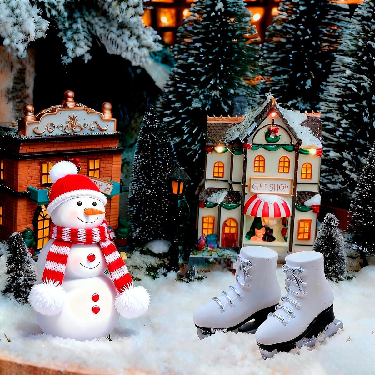 Wichtel Accessoires schaatsen, miniatuur schaatsen, mini skischoenen, decoratie - ShopVlot