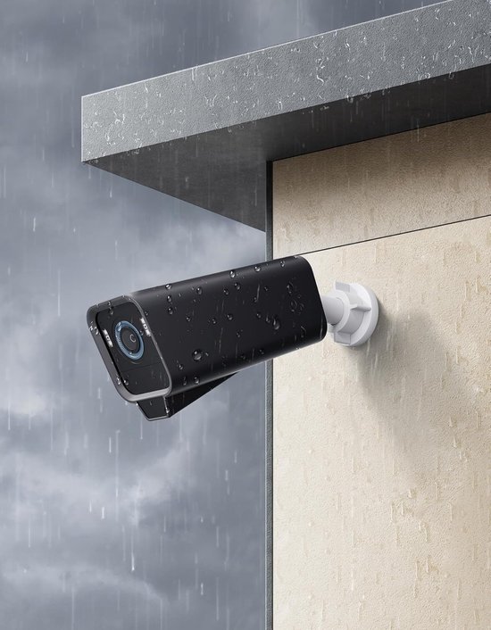 2 Stuks Camera siliconen beschermhoes - bewakingscamera beschermhoes - Beschermhoes Geschikt voor Eufy Security eufyCam S3 Pro - zachte siliconen hoes - beveiligingscamera beschermhoes - Weerbestendige siliconen behuizing - Zwart — afbeelding 5