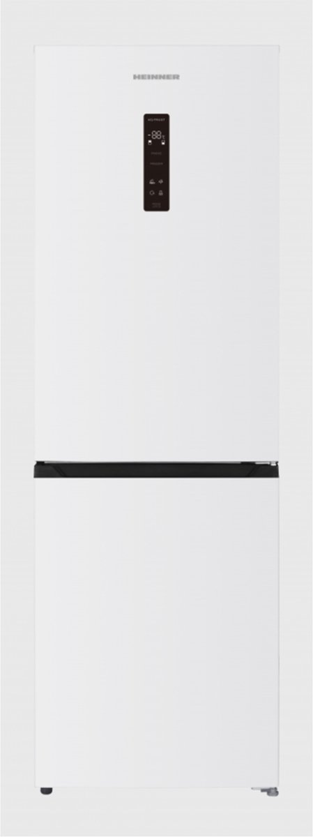 Heinner HCNF-HM400DINVE++ Koel-vriescombinatie – 400 L – No Frost – Dual Inverter Technologie – Energieklasse E – Touchbediening met LED-display – Super Freeze – Holiday-functie – Open-deur Alarm – Kinderslot – Wit – 5 Jaar Garantie