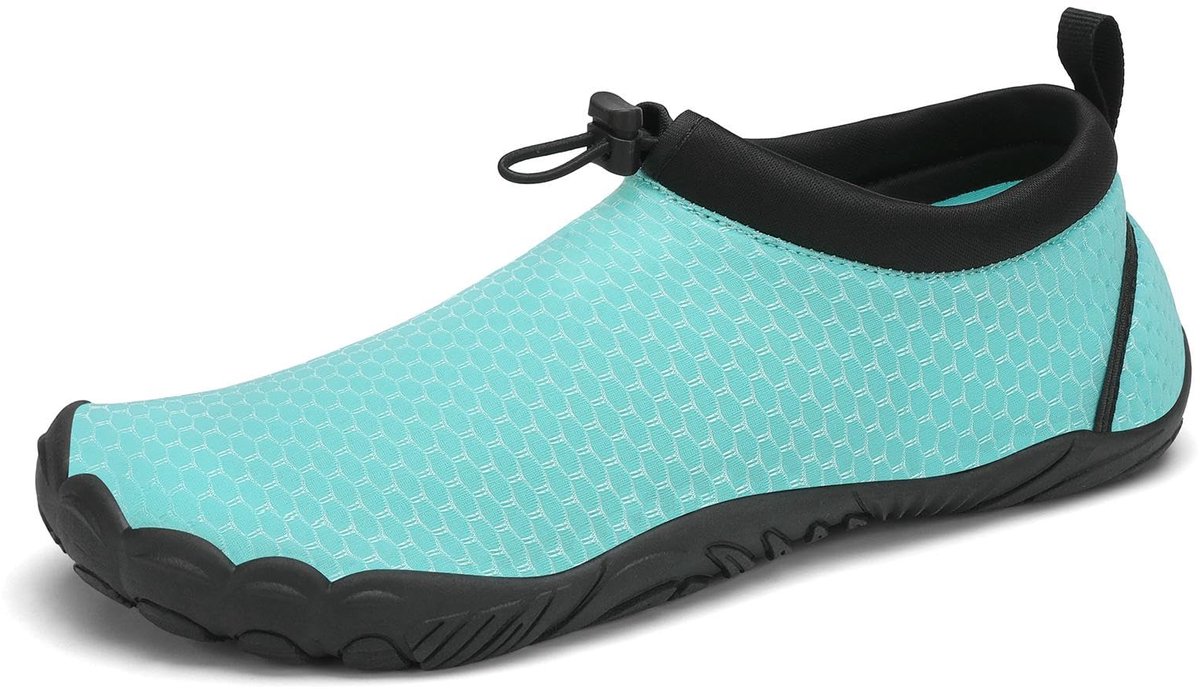 Badschoenen blote voeten maat 41 - lichtblauw - unisex - ideaal voor strand en zwembad - ShopVlot