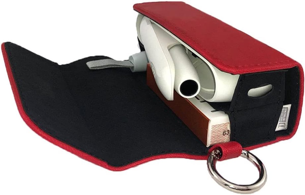 Cigarette case IQOS 3 Duo - modern design - rood - bescherming en opbergruimte - ShopVlot