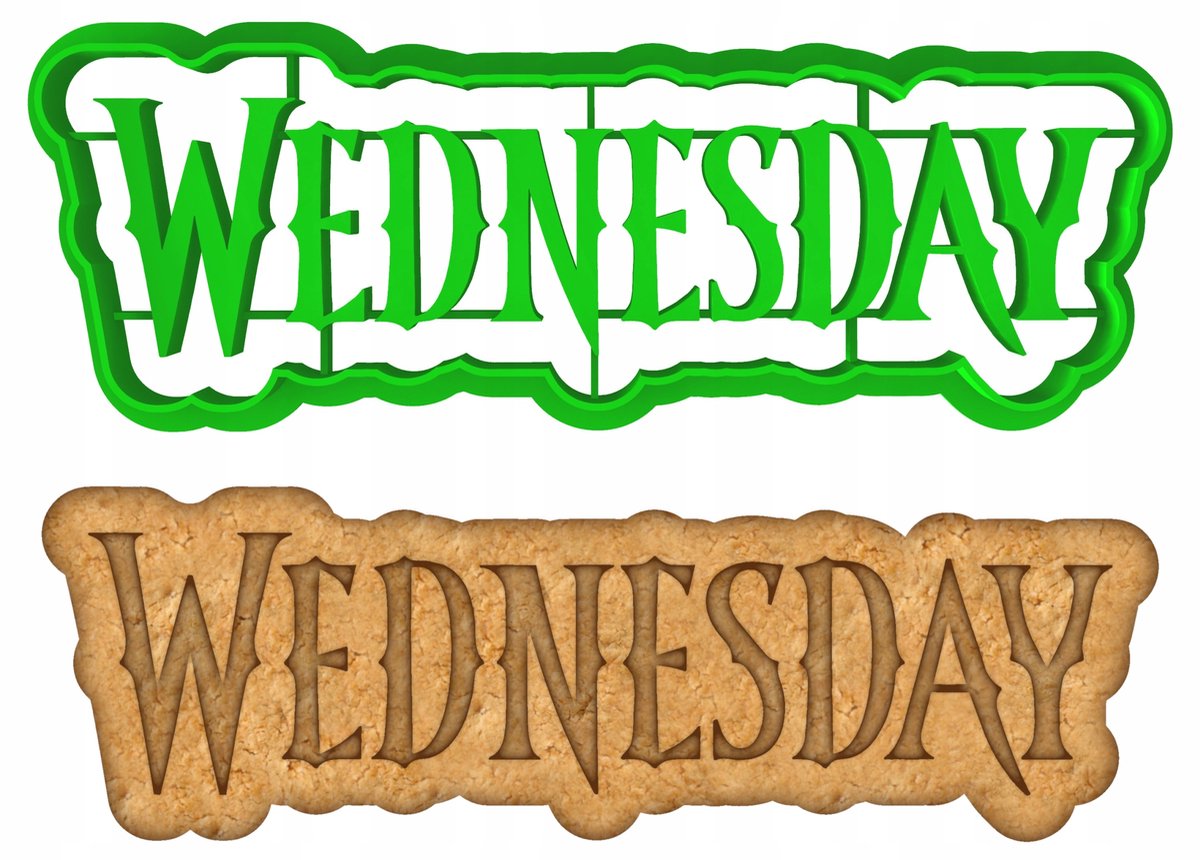 Halloween Koekjesvorm - Logo Wednesday - Merkloos
