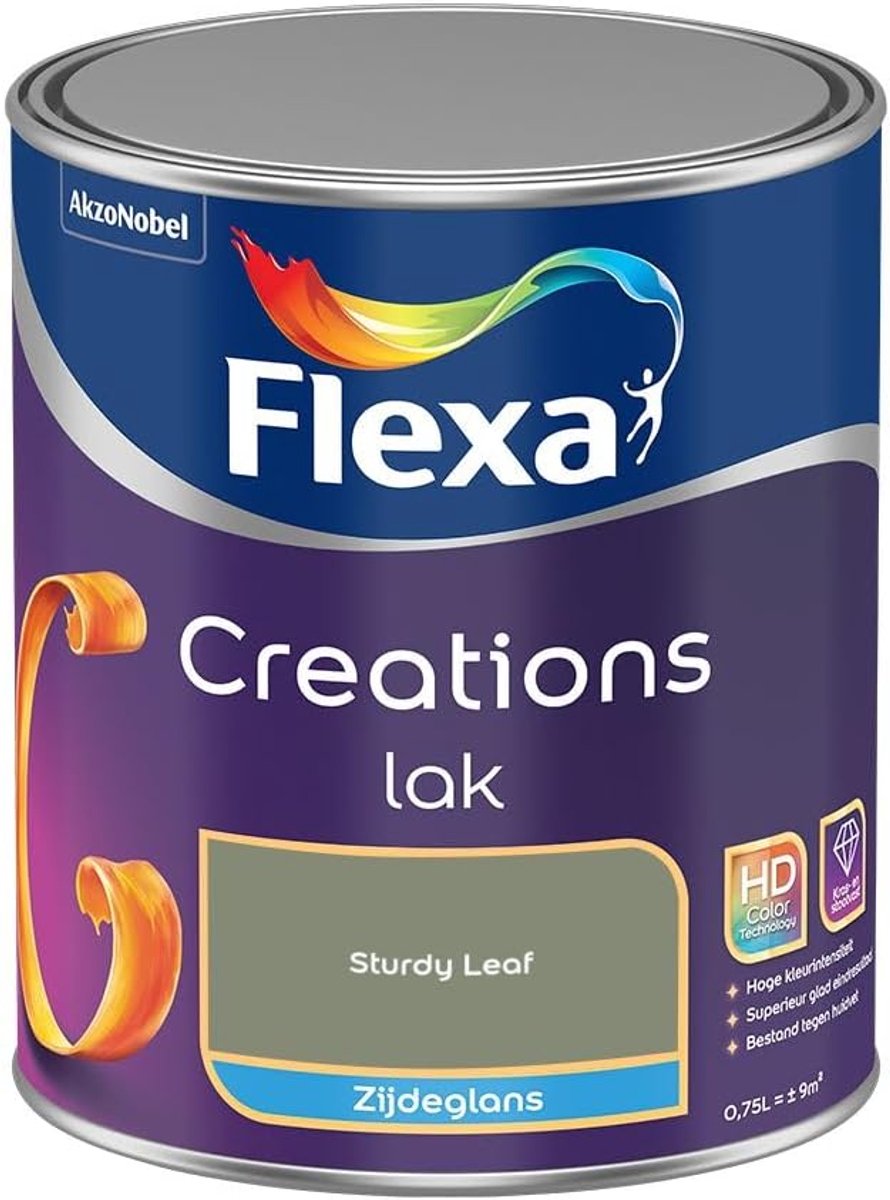 Lak zijdeglans 750ml - Sturdy Leaf - Milieuvriendelijk - Voor een stralende afwerking - ShopVlot