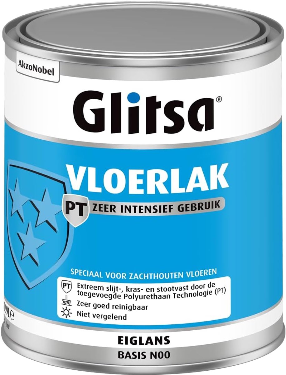 Vloerlak 2.5 liter - acryl - antiek dennen - kras- en slijtvast - ShopVlot