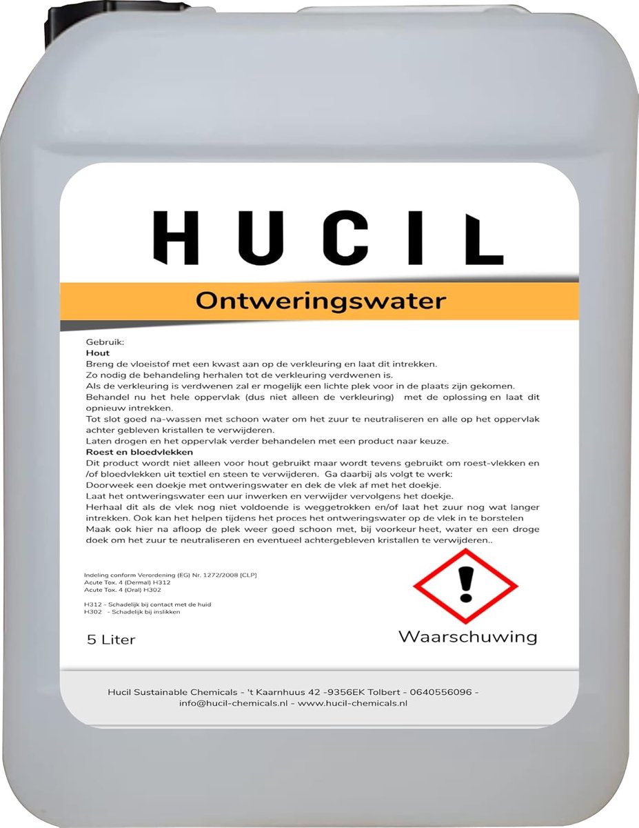 Design water - oxalic acid solution liquid - 5 liters - ShopVlot