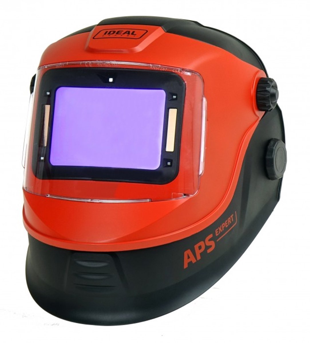 APS Expert P31-A/M lashelm F1-Flip TrueView+ Zwart/Rood
