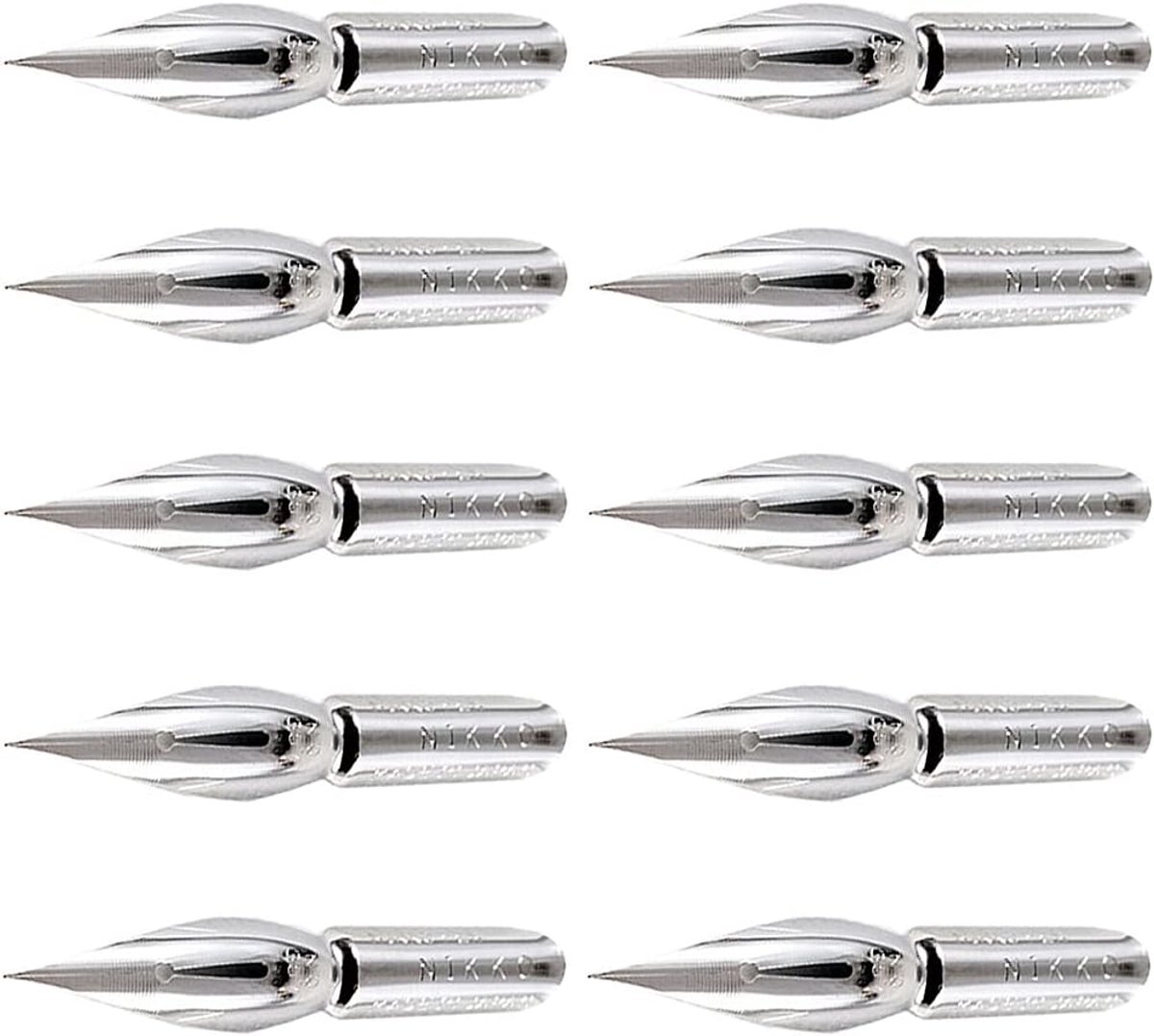 Nikko Manga Pen Nib Saji Pen Crome - Point Hard - 10pcs - ShopVlot