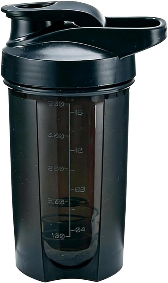 Mixfles 500 ml - eiwitshaker met mixbal - lekvrij - ideaal voor fitness - ShopVlot