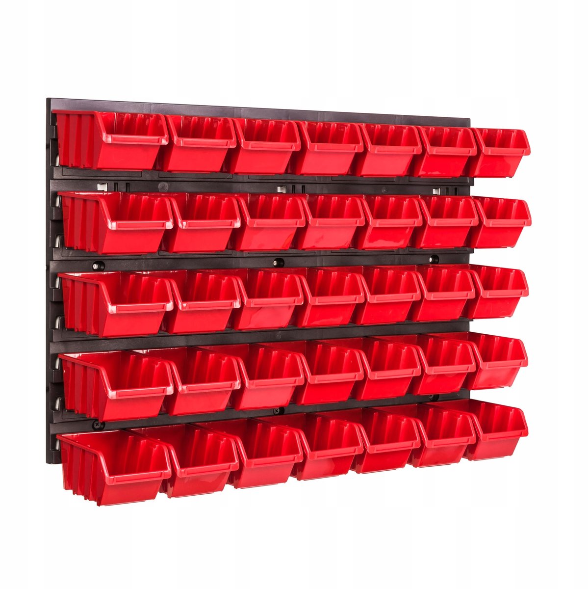 Gereedschapswand 58 x 39 cm met 35 opbergbakjes - Merkloos