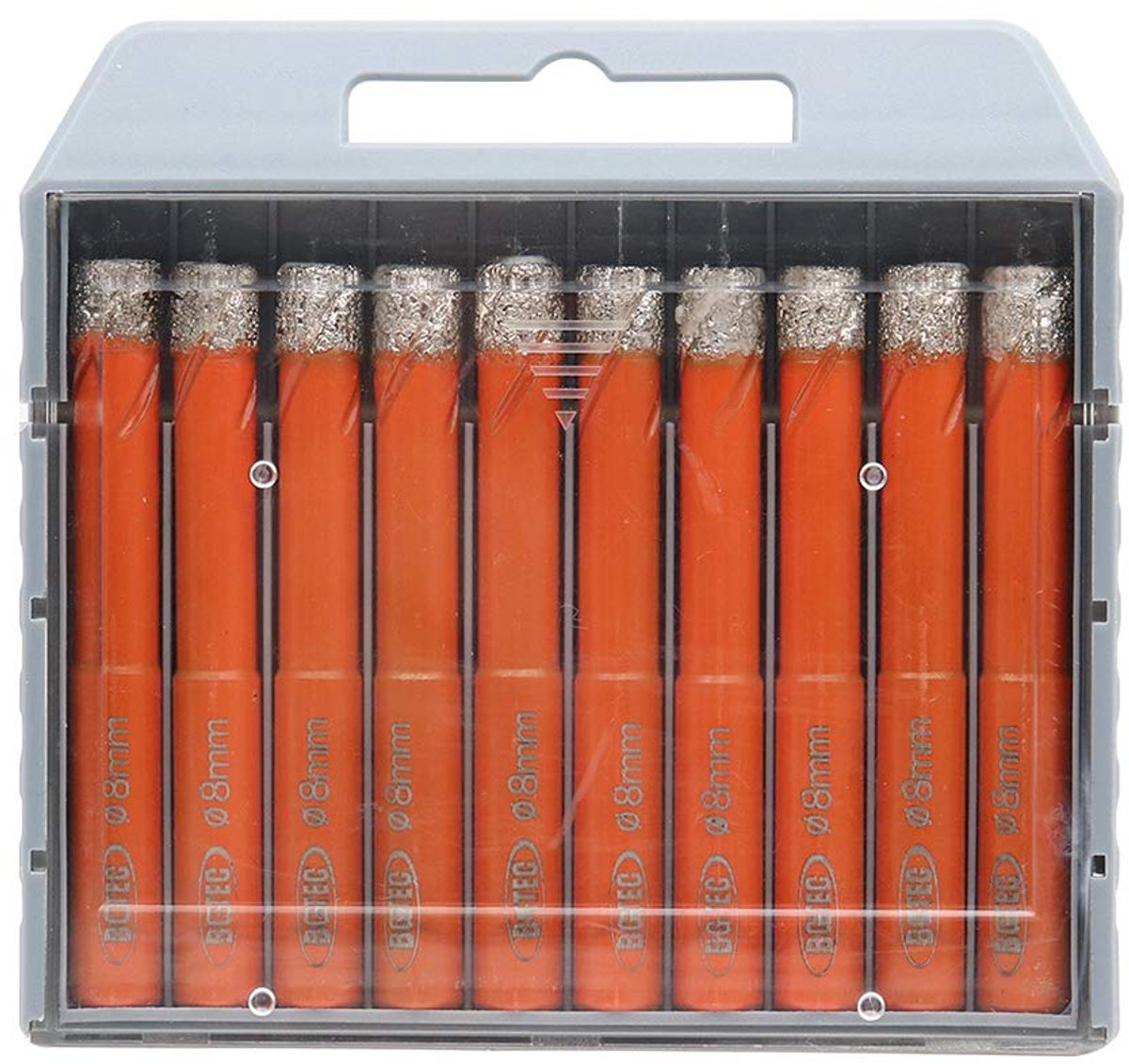 Boorkopset 8 mm - 10-delig - diamant - multifunctioneel boren in harde materialen - ShopVlot