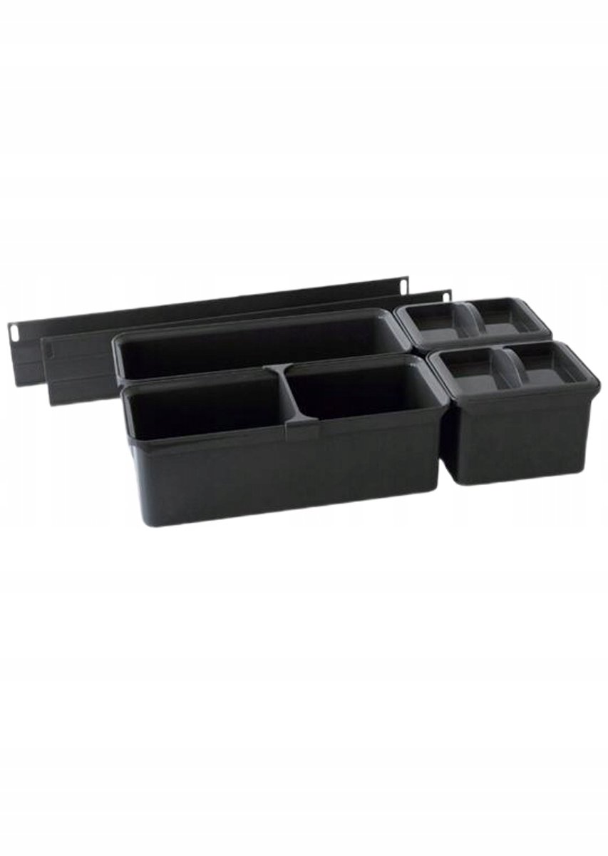 Merkloos YouboXx Opbergbakjes Set 3 Antraciet