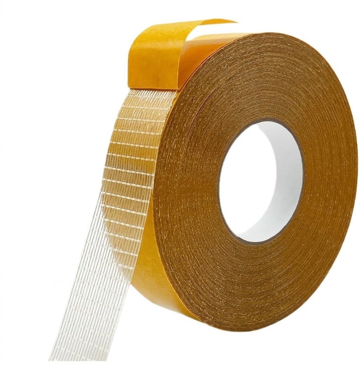 Dubbelzijdig plakband 25 mm x 10 m - transparant - extra sterk - perfecte bevestiging voor knutselen - ShopVlot