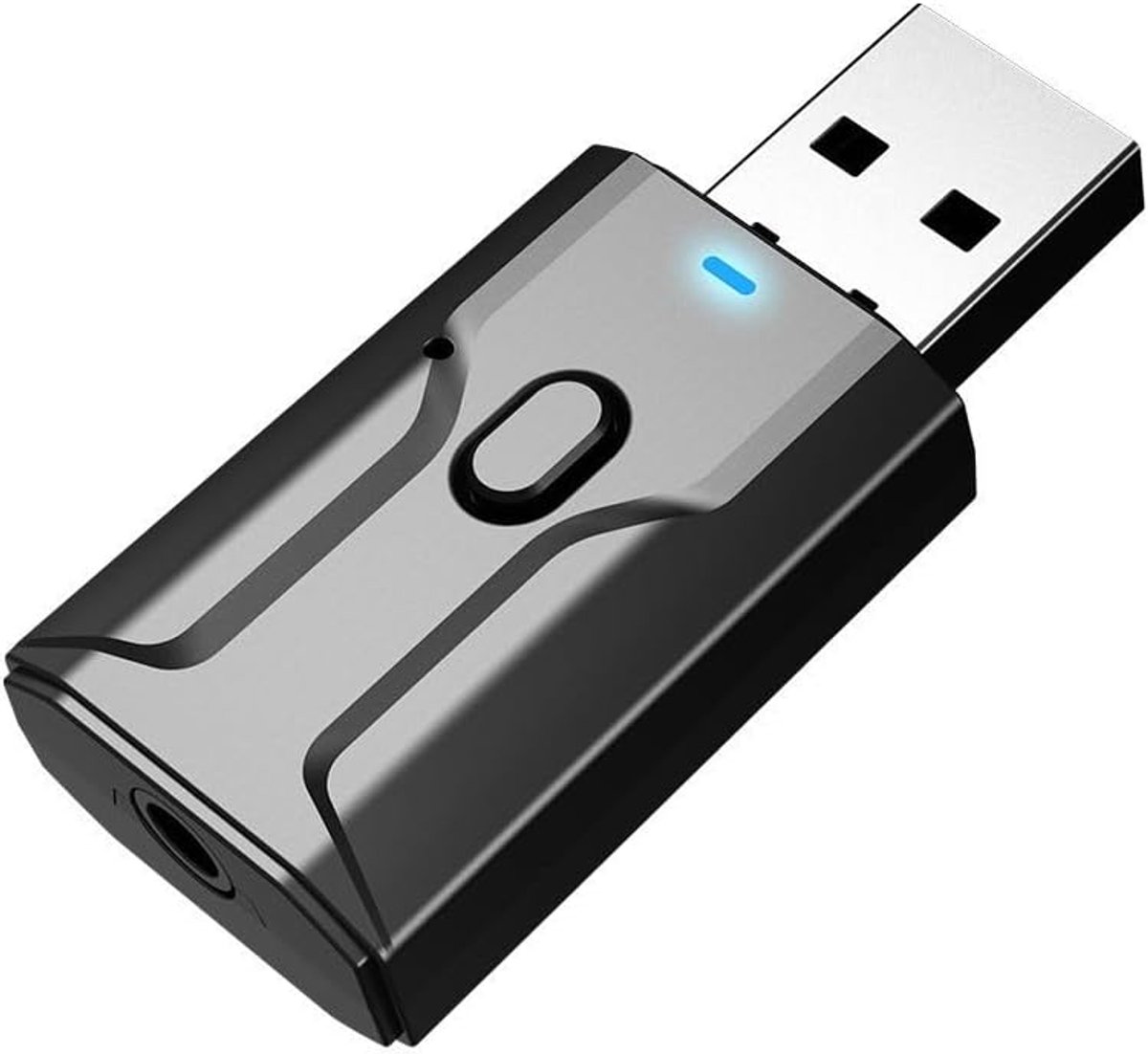 USB Bluetooth 5.0-adapter - mini-adapter - 2-in-1 ontvanger/zender - draadloze audio tot 20 meter - ShopVlot