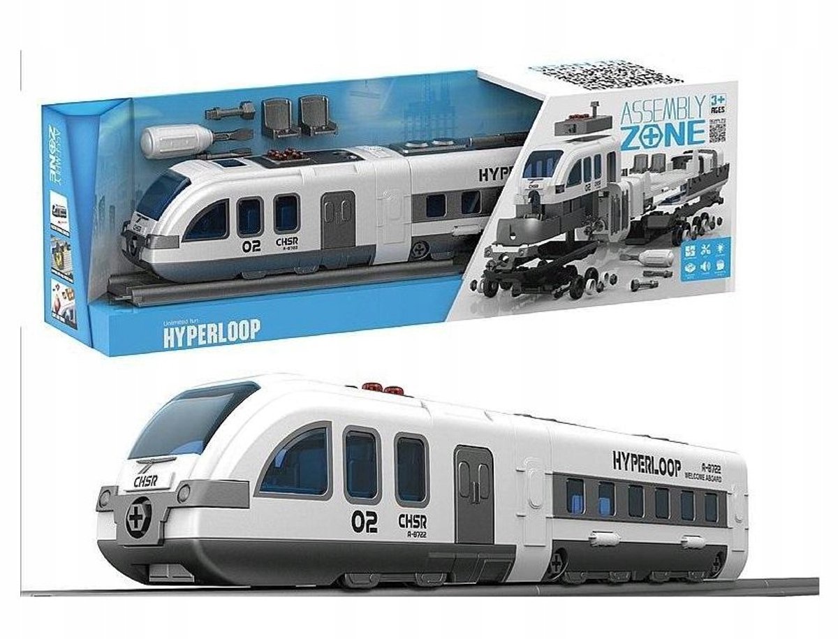 Trein Speelgoed: Met Licht & Geluid, schaal 1:16, klaar om in elkaar te zetten
