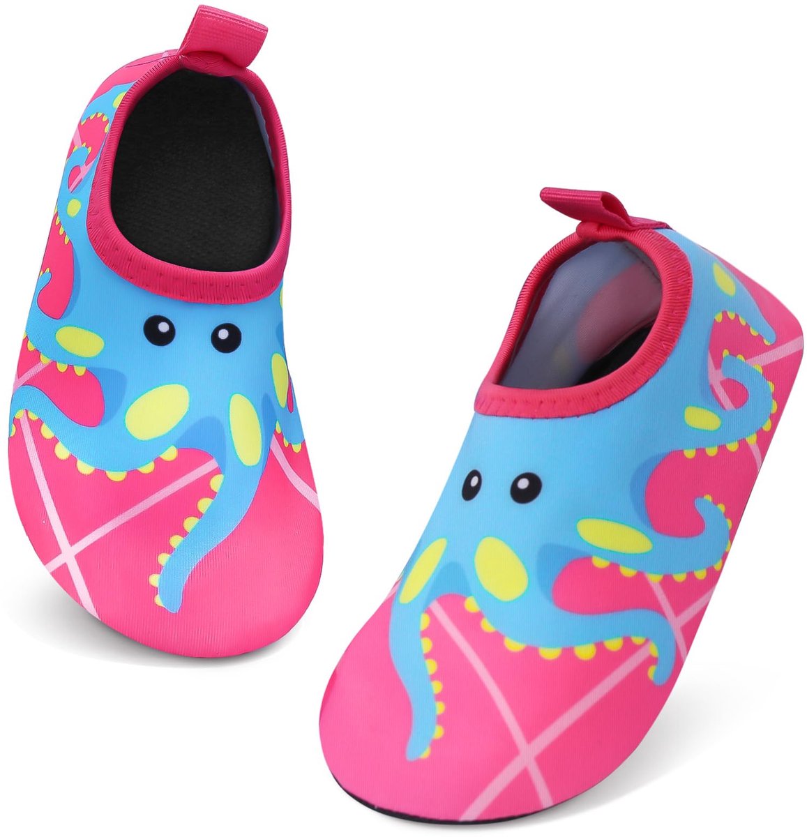 Waterschoenen voor kinderen, jongens en meisjes, antislip, strand, roze octopus, 24/25 EU - ShopVlot