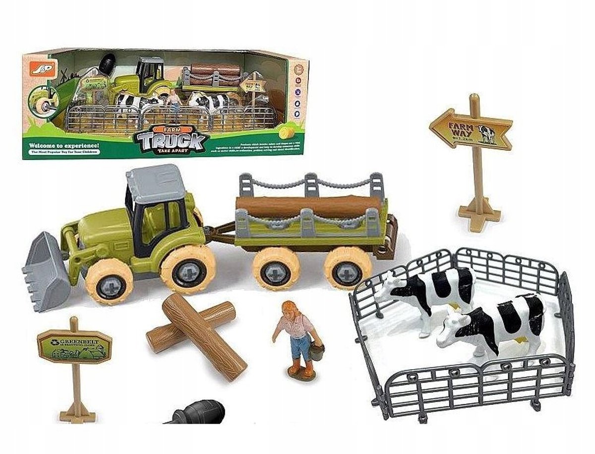 Boerderij Speelgoed 34x17,5x11,5cm - Educatief en Leuk