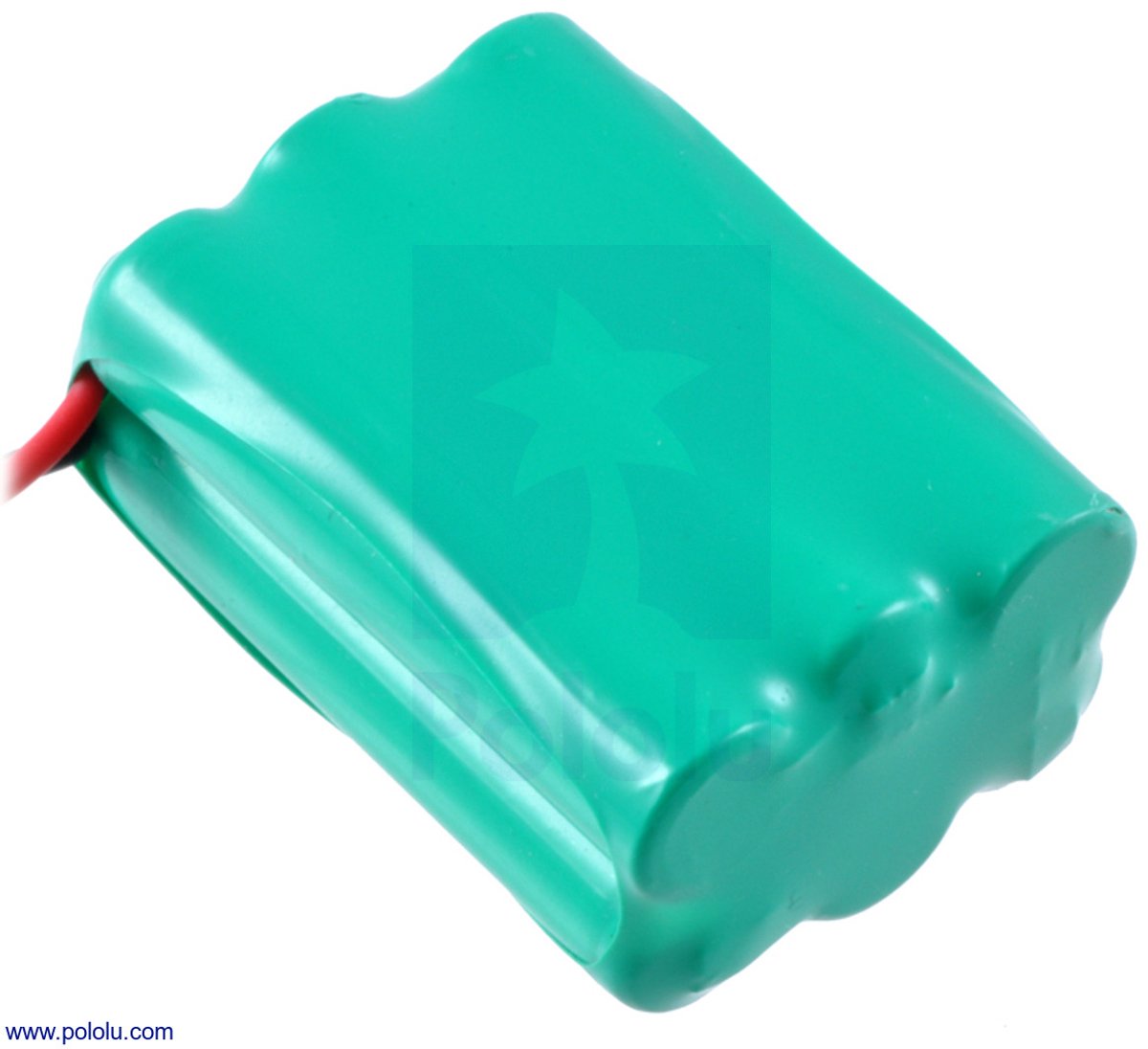 Pololu-2235 Rechargeable NiMH Battery Pack 7.2V 900mAh 3x2 AAA Cells met JR Connector