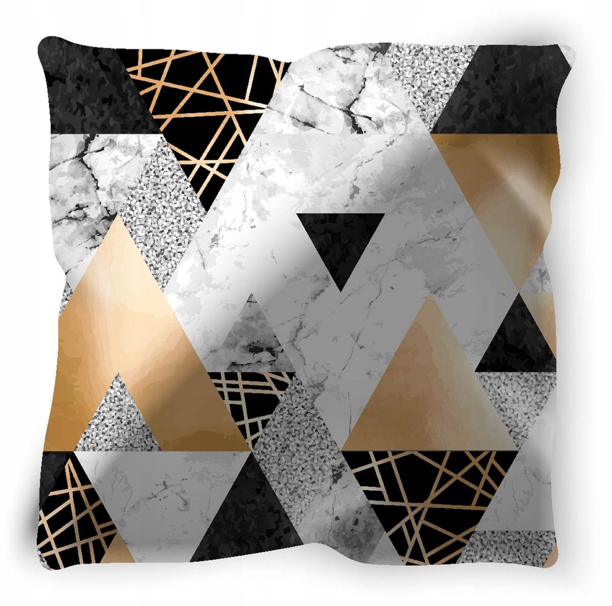 Decoratieve Kussensloop Driehoeken 40x40 cm - Stijlvolle Woondecoratie