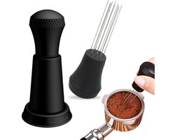 Coffee divider for barista. Equipped tool with 10 flexible stainless steel needles, perfect accessories for precise - ShopVlot