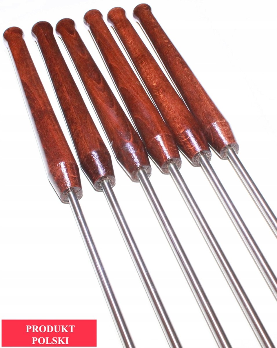 RVS Vuurkorf Vorken 125cm - Set van 6 Stuks