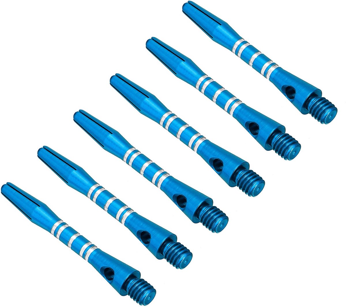 Dart Schachten 35mm, 6 stuks Aluminium met 2BA Gewinde