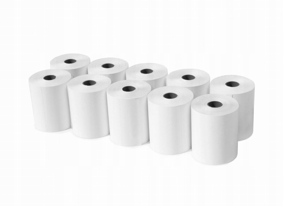 Thermische Rol 57x20mm, 10 Stuks - Kassarol, Printerrol