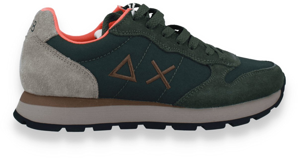 Sun 68 Heren Sneaker Tom Solid Dark Military | Kaki | Maat: 45