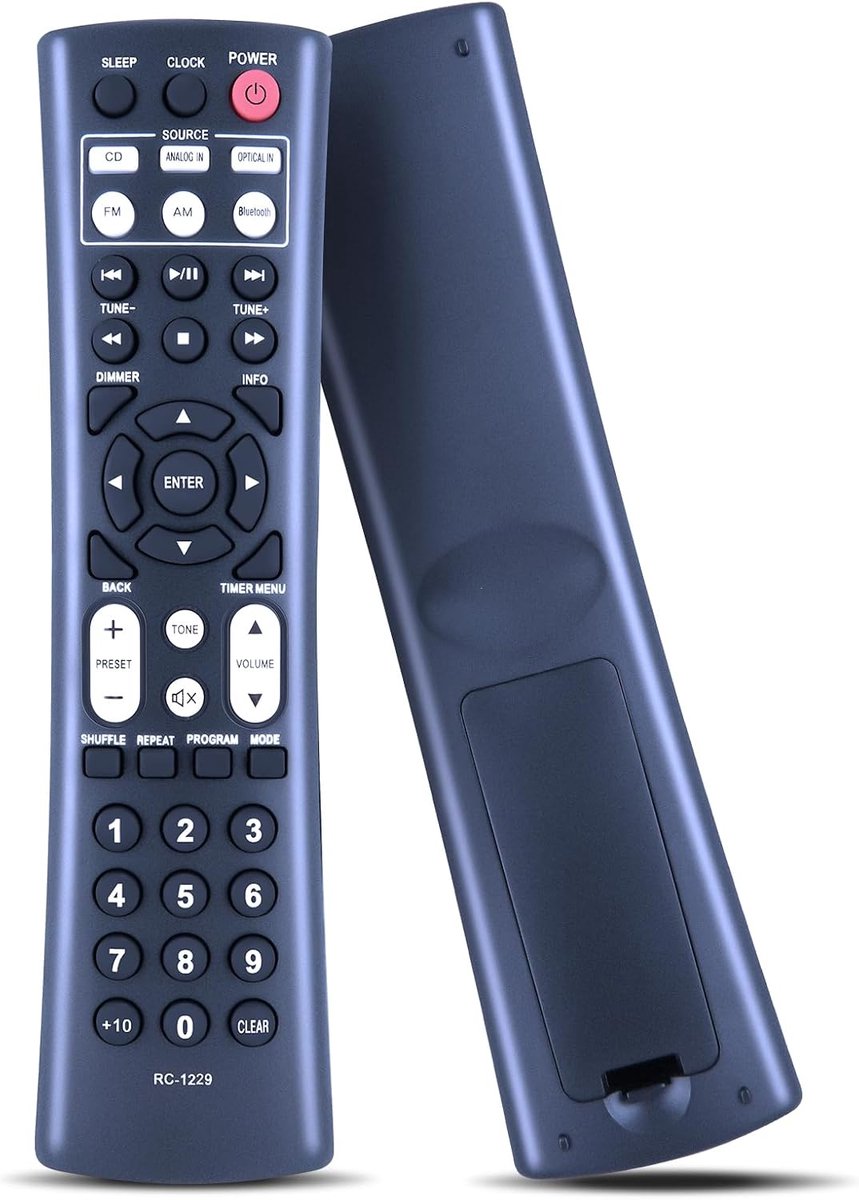 Replacement Remote Control RC-1229 for Denon SystemD-T1 DT1 30701026500AD RC1229 for Denon Home Theater System Remote - ShopVlot