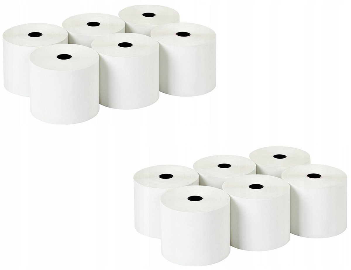 Thermische Rol 57x80mm - 12 Stuks voor Kassabon en Printer